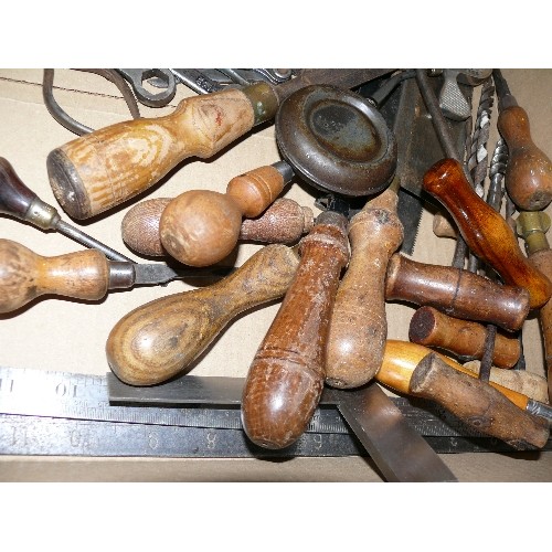 156 - VINTAGE/RETRO TOOLS, INCLUDES GARANTO FEIN SAW SETTER (PRE-1949), MARPLES LEVEL, RENOLD CRIMPER, MOO... 