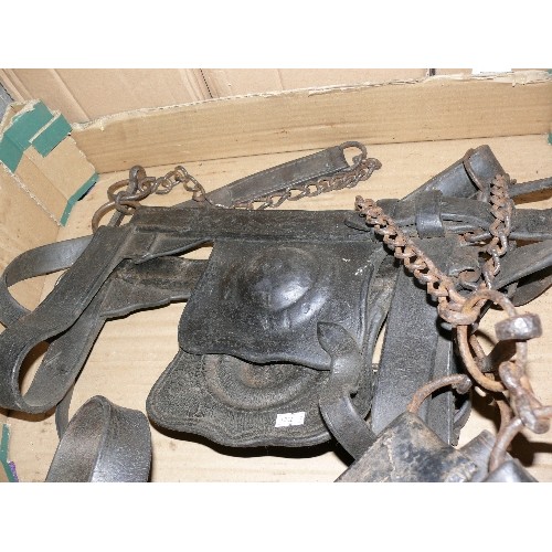 180 - 2 PAIRS OF HORSE BLINKERS