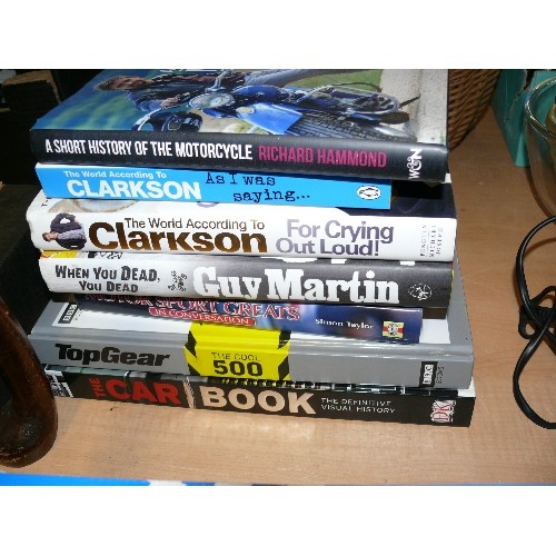 241 - A SELECTION OF VARIOUS CAR AND MOTORCYCLE BOOKS