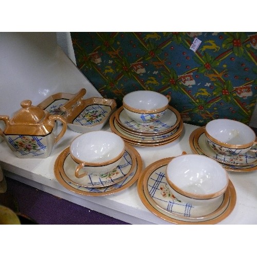 98 - A VINTAGE LUSTREWARE TEASET