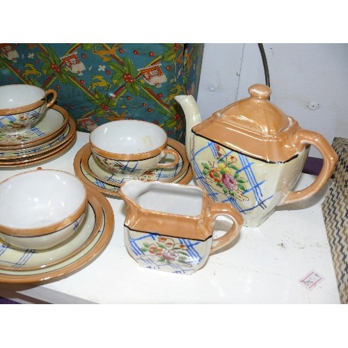 98 - A VINTAGE LUSTREWARE TEASET