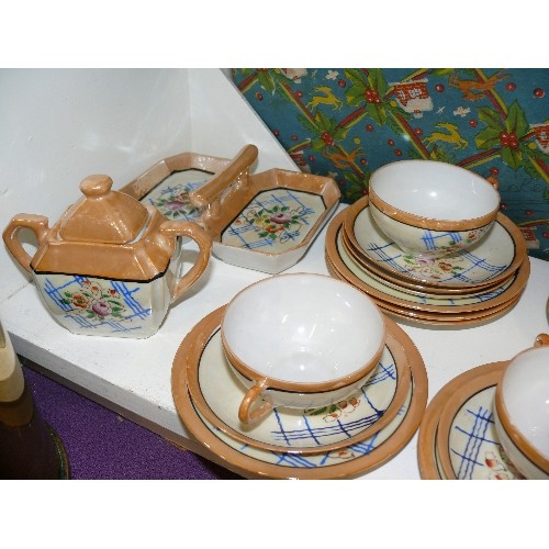 98 - A VINTAGE LUSTREWARE TEASET