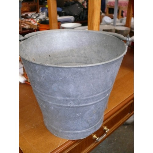 221 - GALVANISED BUCKET