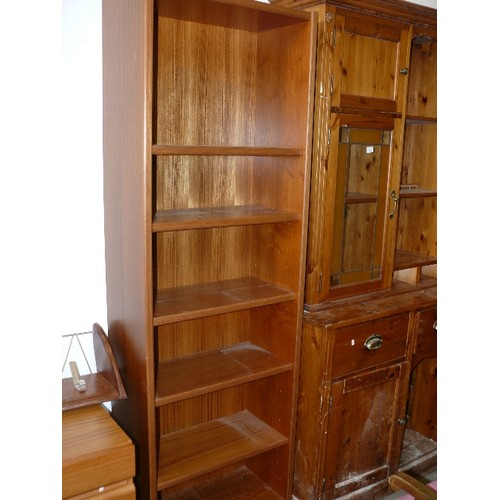 396 - MID CENTURY DANISH INSPIRED BOOK CASE WITH FIVE SHELVES