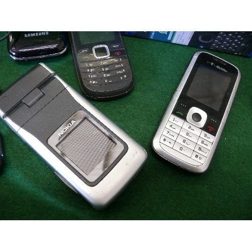 13 - NOKIA ASHA 210 BOXED, T MOBILE,  SAMSUNG AND NOKIA X 2 PHONES PLUS ONE OTHER