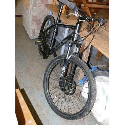 434 - GENTS MOUNTAIN BIKE IN BLACK,  BY FELT SR SUNOUR , DISC BRAKES FRONT ND REAR PLUS SUSPENSION