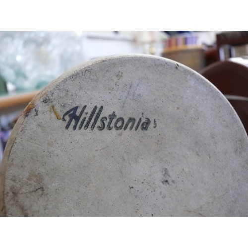 438 - STUDIO POTTERY SIGNED BOWL AND A  VASE SIGNED HILLSTONIA