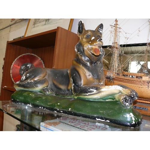 137 - LARGE MODEL OF A GERMAN SHEPHERD