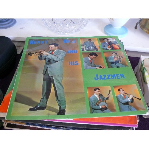 99 - QUANTITY OF LP RECORDS - JAZZ OLD MAN RIVER, CLIFF RICHARD, ELVIS, KENNY BALL AND HIS JAZZMEN, GLEN ... 