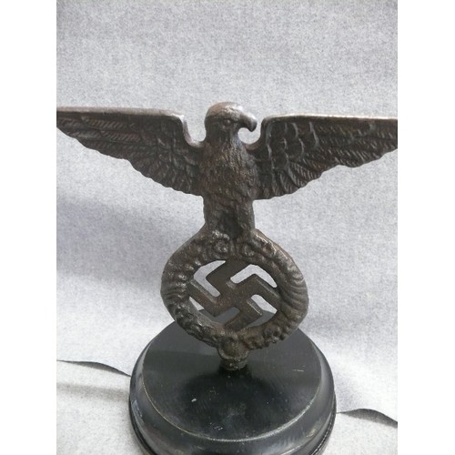 88 - EAGLE AND SWASTIKA DESK ITEM, NAZI