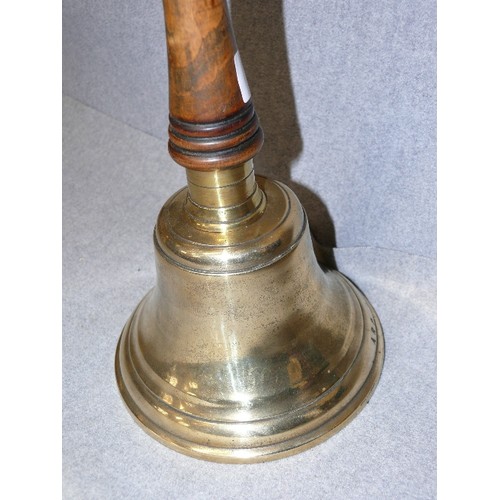 109 - LARGE BRASS BELL ARP 1939