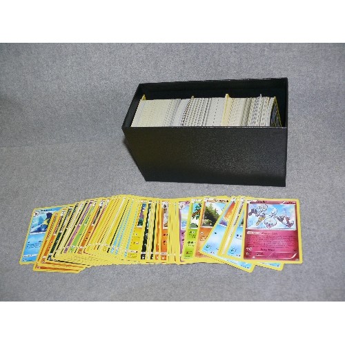 145 - A BOX OF APPROXIMATELY 800 POKEMON CARDS