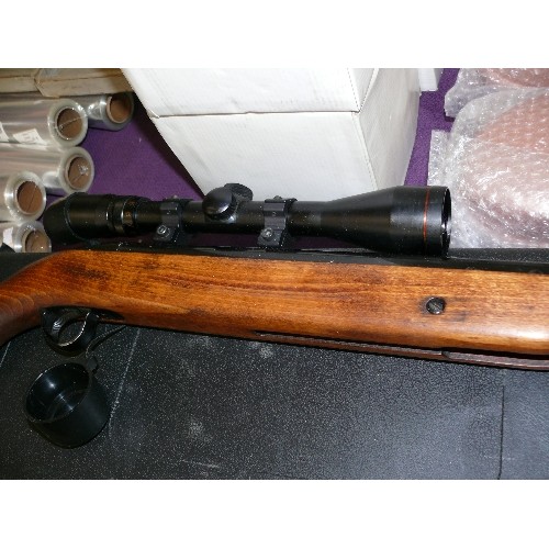 78 - BSA .22 BREAK BARREL AIR RIFLE, MERCURY WITH SCOPE AND HARD CASE