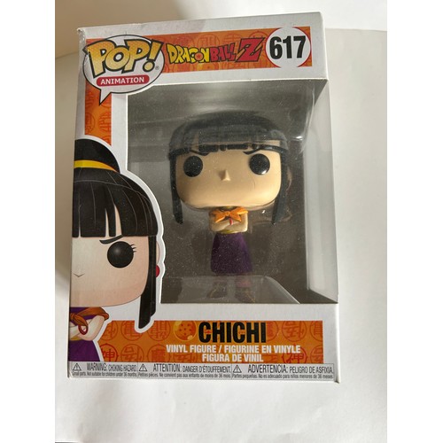 42 - DRAGONBALL FUNKO POPS ANIMATION FIGURE 617 CHICHI VERY GOOD CONDITION, BOXED