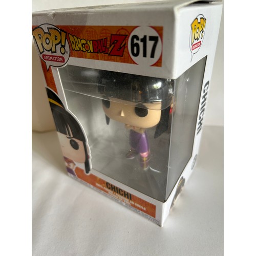 42 - DRAGONBALL FUNKO POPS ANIMATION FIGURE 617 CHICHI VERY GOOD CONDITION, BOXED