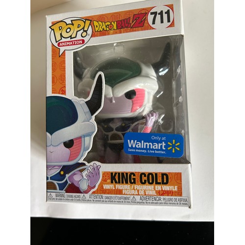 44 - DRAGONBALL FUNKO POPS ANIMATION FIGURE 711 KING COLD - WALMART EXCLUSIVE -  VERY GOOD CONDITION, BOX... 