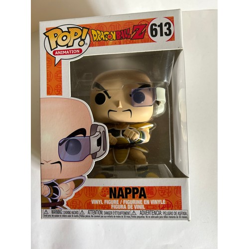 56 - DRAGONBALL FUNKO POPS ANIMATION FIGURE 613 NAPPA -  VERY GOOD CONDITION, BOXED