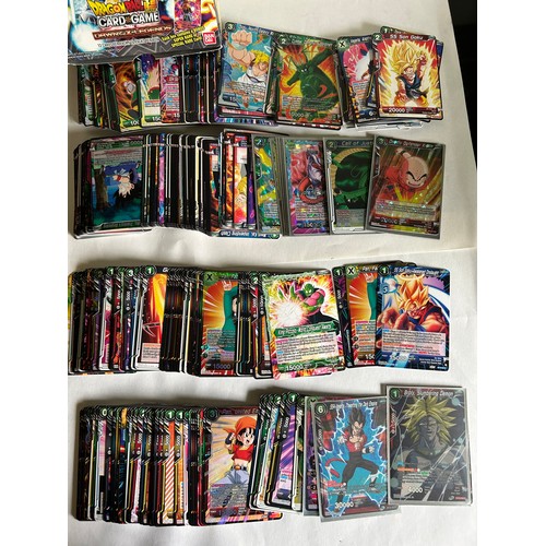 55 - BOX OF DRAGON BALL SUPER CARDS INCLUDING HALOS - 100'S OF GOOD CARDS