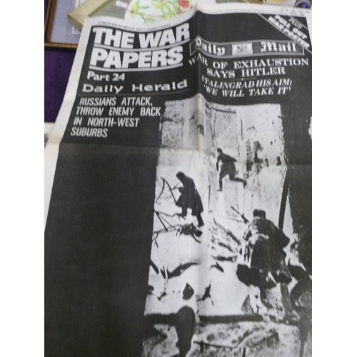 139C - A SELECTION VINTAGE WAR THEMED NEWSPAPERS FROM AUSTRALIA AND NEW ZEALAND