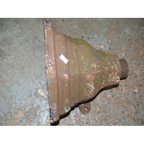 164 - A CAST IRON HOPPER