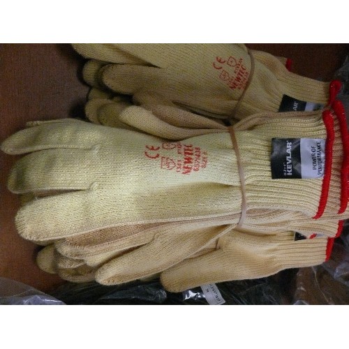 321 - 16 PAIRS OF KEVLAR WORK GLOVES 9/8