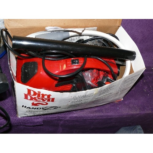 249 - DIRT DEVIL HANDY ZIP VACUUM WITH ORIGINAL BOX