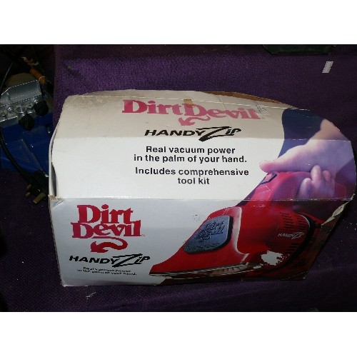 249 - DIRT DEVIL HANDY ZIP VACUUM WITH ORIGINAL BOX