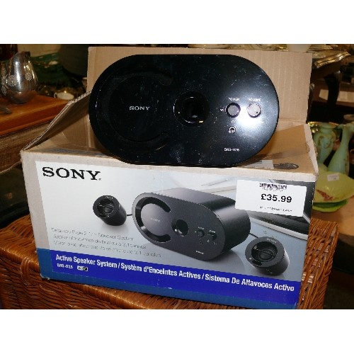 265 - A SONY ACTIVE SPEAKER SYSTEM SRS-D25