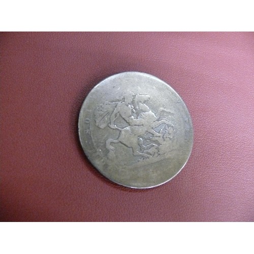 11 - GEORGE III 1819 SILVER CROWN  Weight (grams): 28.3 Pure silver content (grams): 26.159
Fineness: 925