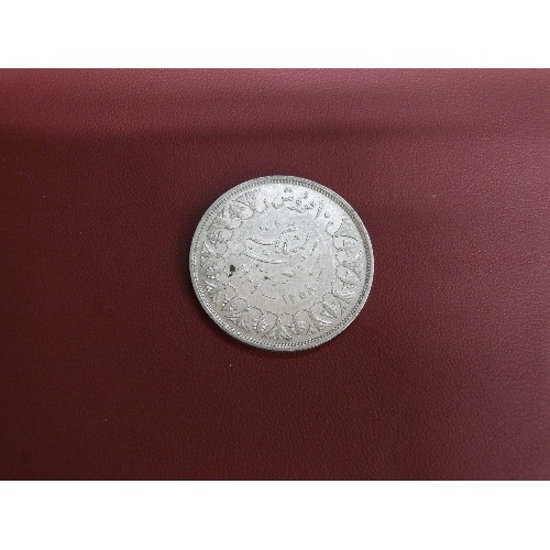 16 - 2 SILVER EGYPTIAN 10 PIASTRES 1939 V/FINE 28gr .833 SILVER