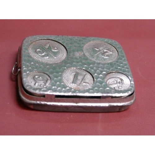 22 - A PRE DECIMAL COIN COLLECTOR I THINK THIS WOULD BE FROM THE 30`S AS THE SIZE OF THE 3d NICE COIN COL... 