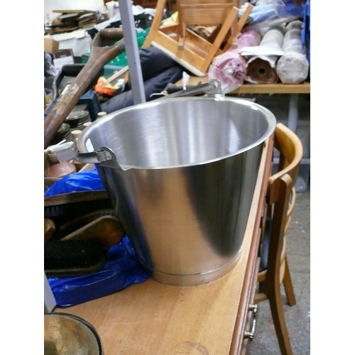 241 - NEW STAINLESS STEEL BUCKET