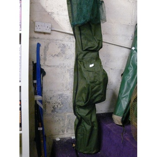 257 - A CORMORAN ROD BAG WITH AP CARP MAX 12FT 2 PIECE ROD WITH SHIMANO HYPERLOOP 4000RB BAITUNNER REEL AN... 