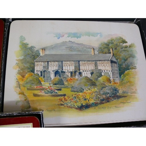 281 - 4 BOXED SETS OF TABLEMATS/COASTERS BY CLOVERLEAF