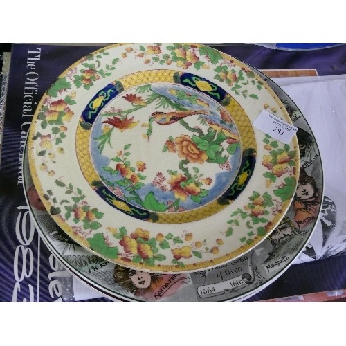 283 - A SELECTION OF ROYAL DOULTON COLLECTORS PLATES TO INCLUDE A PAIR OF ORIENTAL STYLE WITH CHINESE PHEA... 