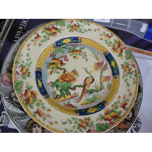 283 - A SELECTION OF ROYAL DOULTON COLLECTORS PLATES TO INCLUDE A PAIR OF ORIENTAL STYLE WITH CHINESE PHEA... 