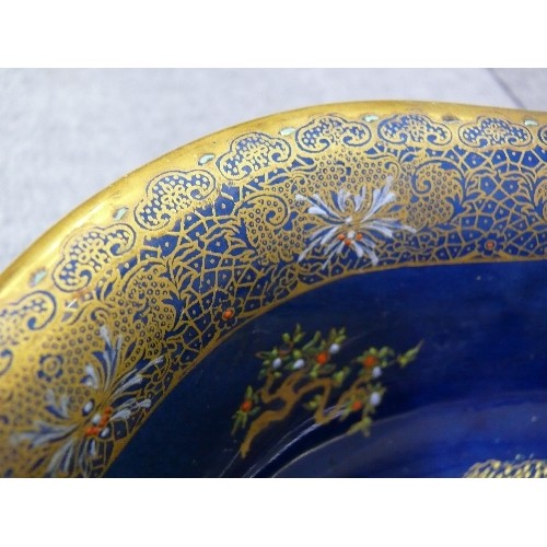 5 - VINTAGE CARLTON WARE BLUE ROYALE 9