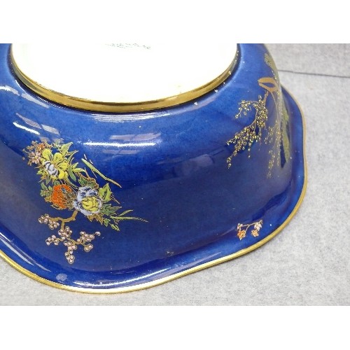 5 - VINTAGE CARLTON WARE BLUE ROYALE 9