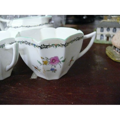 307 - SHELLEY ART DECO PART TEASET