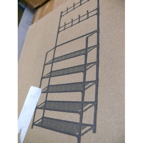 342 - 10 X FLOOR STANDING COAT RACKS, NEW AND BOXED