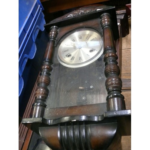 357 - SELECTION OF OLD CLOCKS FOR SPARES OR REPAIRS