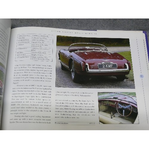 65 - 2 BOOKS - THE LEGEND OF ASTON MARTIN BY MICHAEL BOWLER (FAVOURITE CAR OF JAMES BOND) OTHER THE LEGEN... 