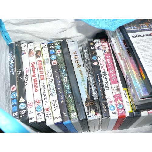 172 - 2 BAGS OF VARIOUS DVD'S