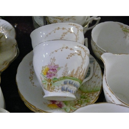 289 - A FINE BONE CHINA TEASET 'DAINTY' WETLEY CHINA