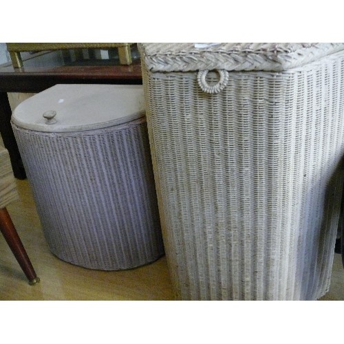 388 - 2 X LLOYD LOOM WICKER LAUNDRY BINS