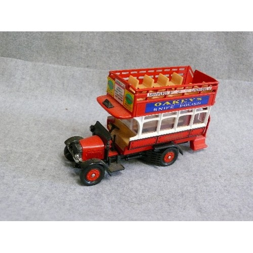 89 - A CORGI MODEL OF A VINTAGE DOUBLE DECKER BUS