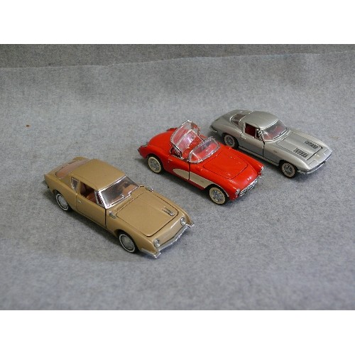 92 - 3 SMALL FRANKLIN MINT CAR MODELS