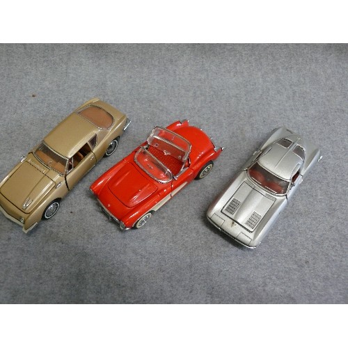 92 - 3 SMALL FRANKLIN MINT CAR MODELS