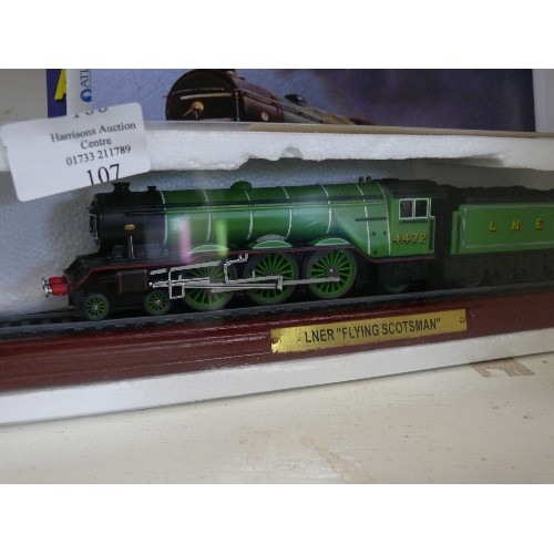 107 - LNER FLYING SCOTSMAN MODEL, NEW IN PACKAGING, BY ATLAS EDITIONS