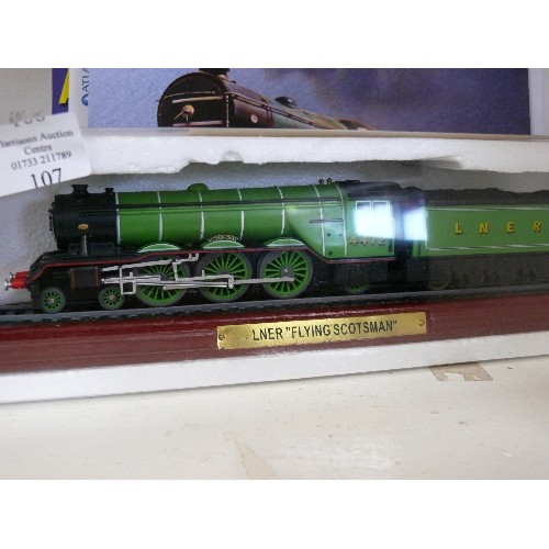 107 - LNER FLYING SCOTSMAN MODEL, NEW IN PACKAGING, BY ATLAS EDITIONS